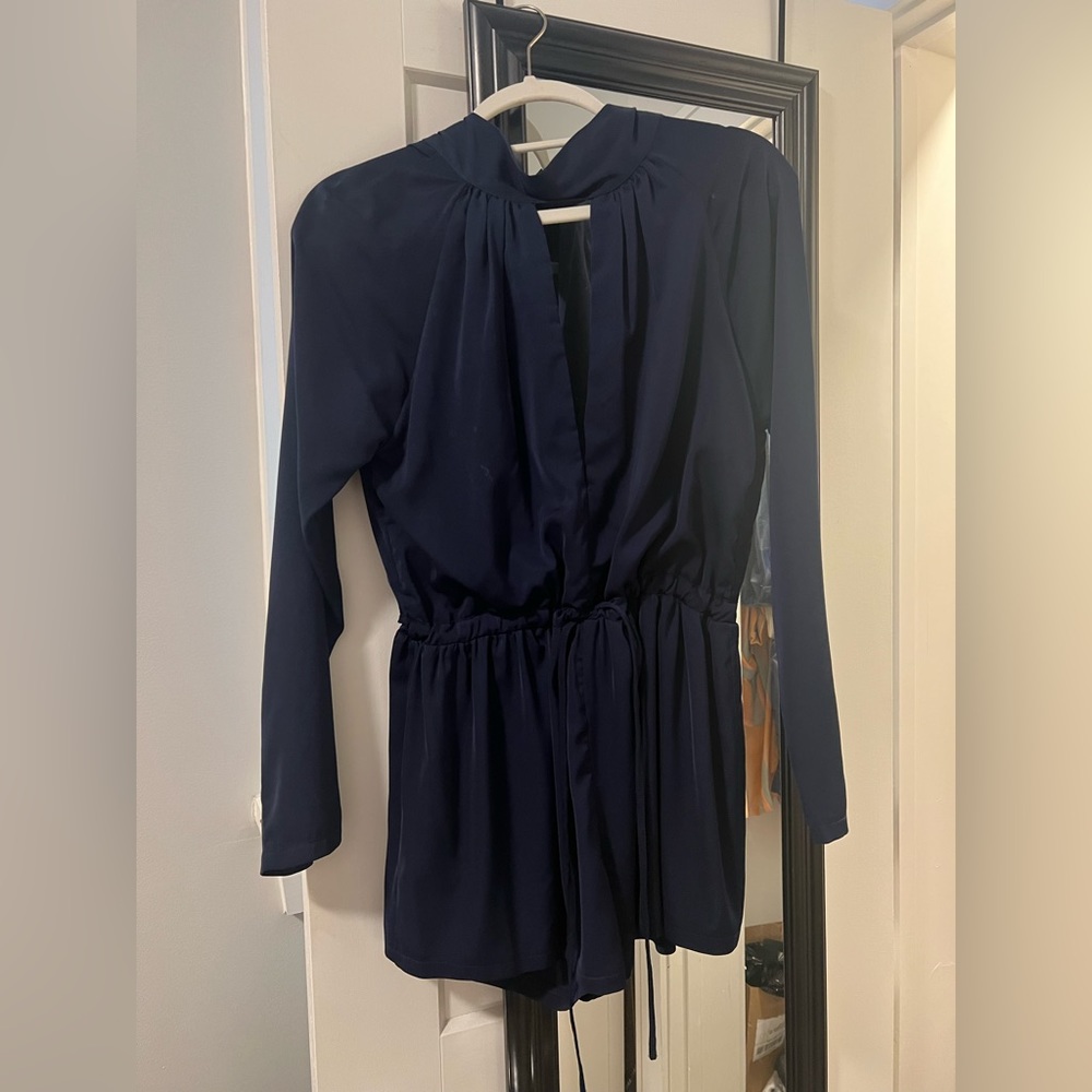 Navy Romper